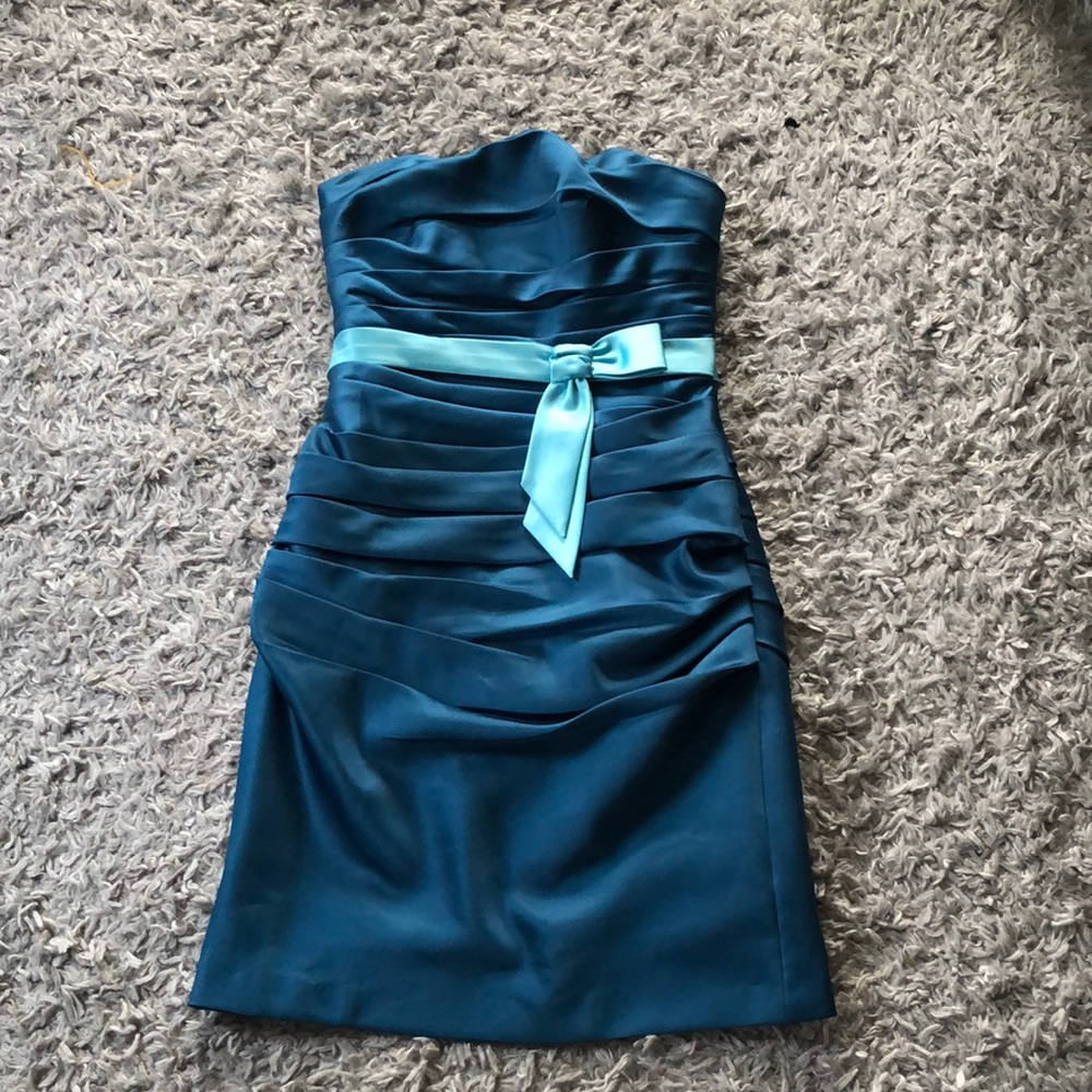Alfred Angelo mid-length dress.